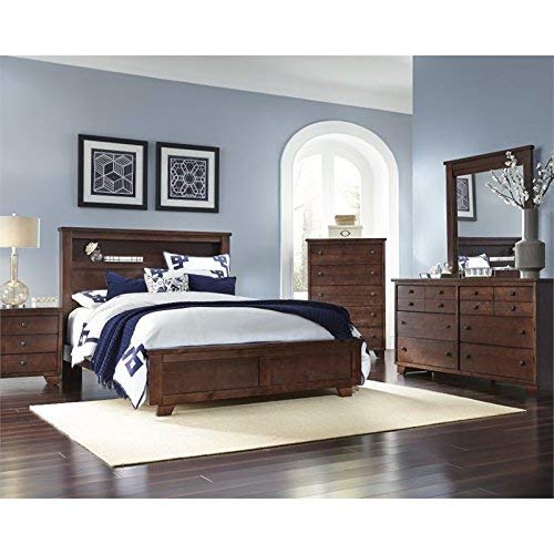 Progressive Furniture Diego Nightstand, 24" X 15" X 25", Espresso Pine